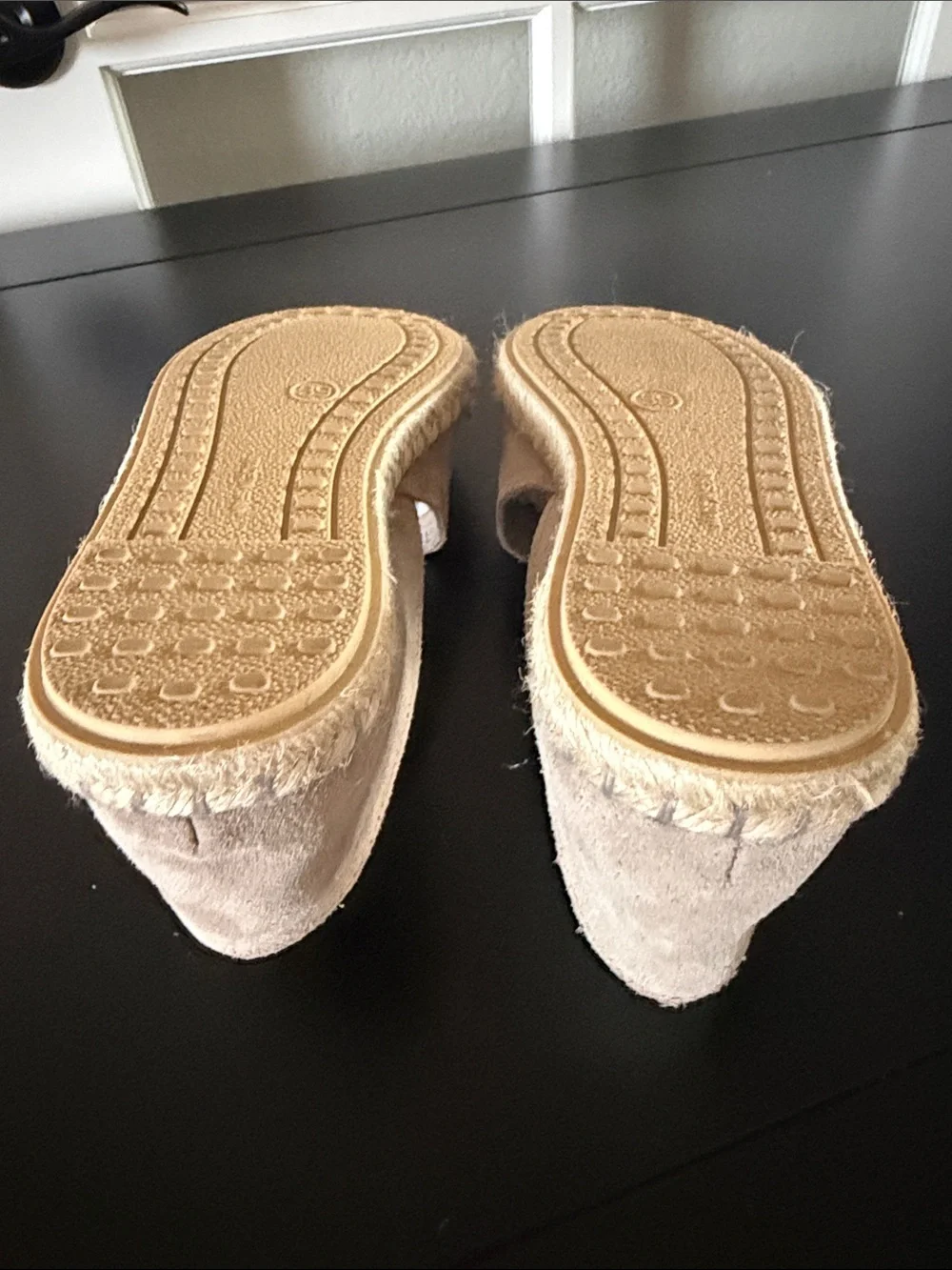 Verbenas Espadrilles Carmen Serraje Stone Sz. 39 NWOT